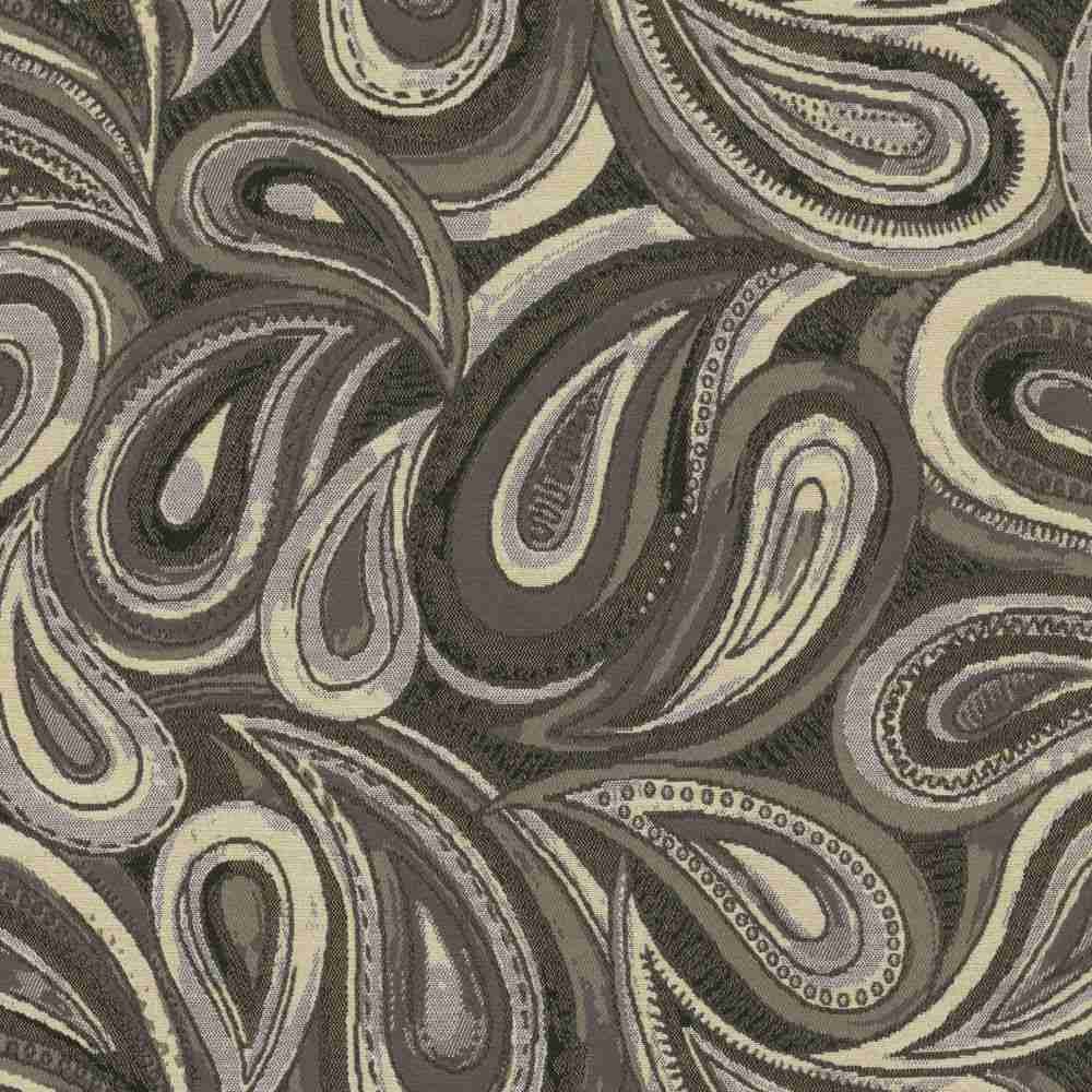 Sample of Sunbrella by Mayer Boteh Noir 414 - 006 Imagine Collection Upholstery Fabric - Outdoor Fabric Central