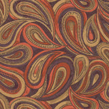 Sample of Sunbrella by Mayer Boteh Orange Blaze 414 - 009 Imagine Collection Upholstery Fabric - Outdoor Fabric Central