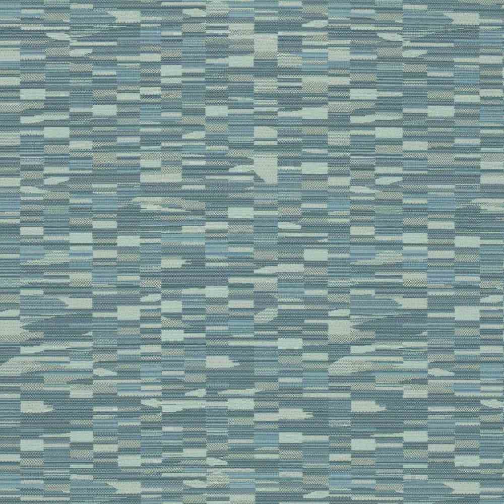Sample of Sunbrella by Mayer Collage Cerulean 417 - 014 Imagine Collection Upholstery Fabric - Outdoor Fabric Central