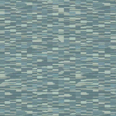Sample of Sunbrella by Mayer Collage Cerulean 417 - 014 Imagine Collection Upholstery Fabric - Outdoor Fabric Central
