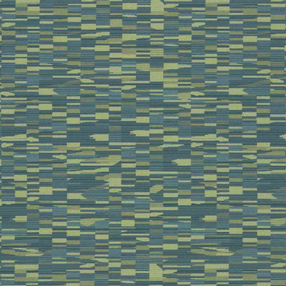 Sample of Sunbrella by Mayer Collage Emerald 417 - 013 Imagine Collection Upholstery Fabric - Outdoor Fabric Central