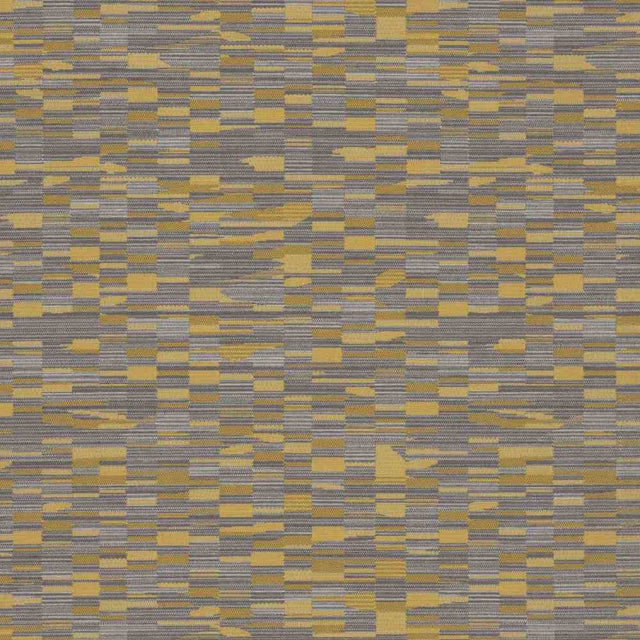 Sample of Sunbrella by Mayer Collage Goldenrod 417 - 002 Imagine Collection Upholstery Fabric - Outdoor Fabric Central