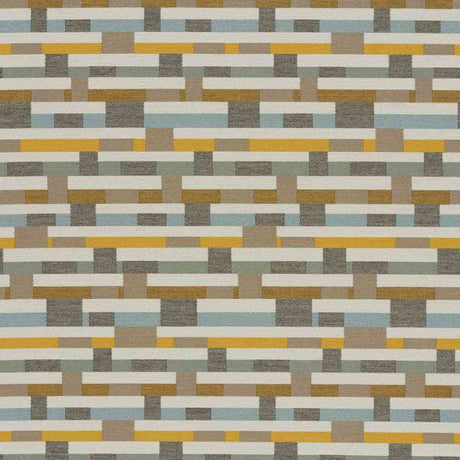 Sample of Sunbrella by Mayer Metal Strips Desert Flower 434 - 002 Vollis Simpson Collection Upholstery Fabric - Outdoor Fabric Central