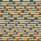 Sample of Sunbrella by Mayer Metal Strips Dreamsicle 434 - 009 Vollis Simpson Collection Upholstery Fabric - Outdoor Fabric Central