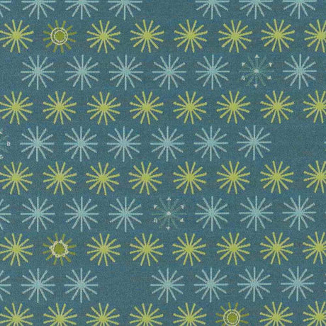 Sample of Sunbrella by Mayer Spokes Grotto 435 - 004 Vollis Simpson Collection Upholstery Fabric - Outdoor Fabric Central