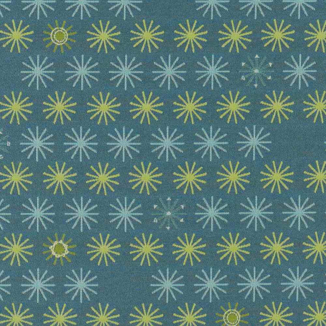Sample of Sunbrella by Mayer Spokes Grotto 435 - 004 Vollis Simpson Collection Upholstery Fabric - Outdoor Fabric Central
