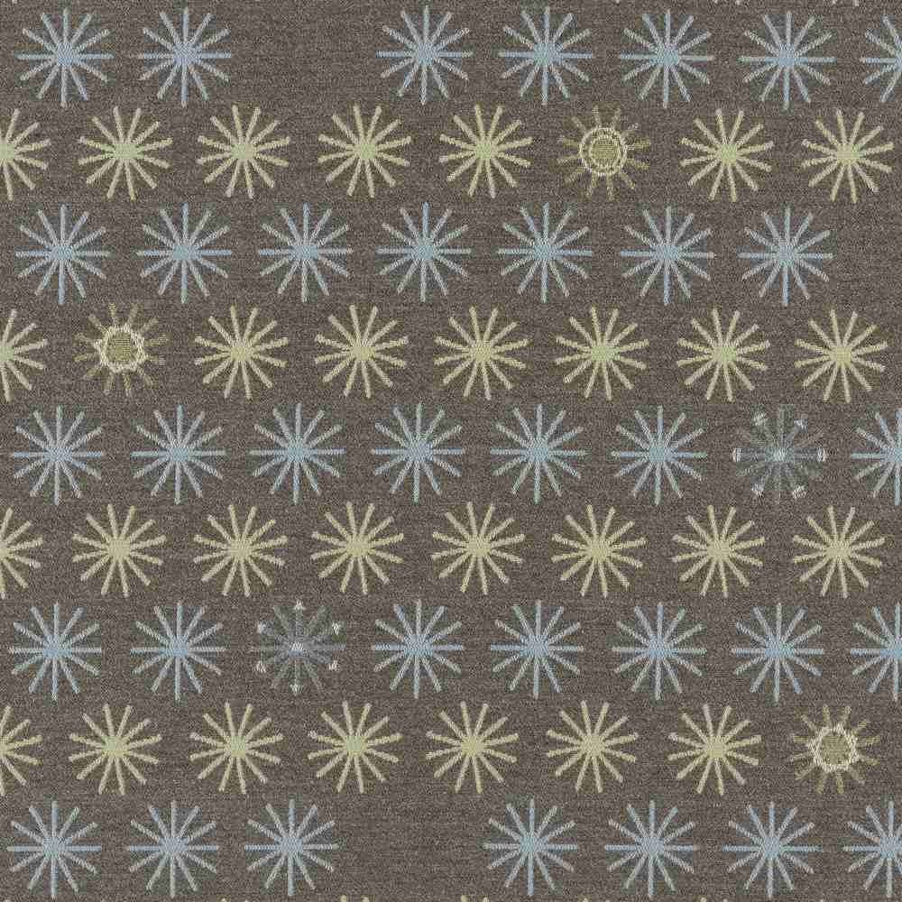 Sample of Sunbrella by Mayer Spokes Mist 435 - 000 Vollis Simpson Collection Upholstery Fabric - Outdoor Fabric Central