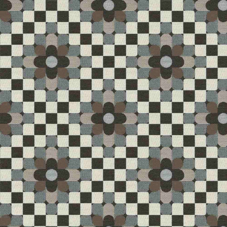 Sample of Sunbrella by Mayer Sula Mocha 446 - 000 Wonderlust Collection Upholstery Fabric - Outdoor Fabric Central