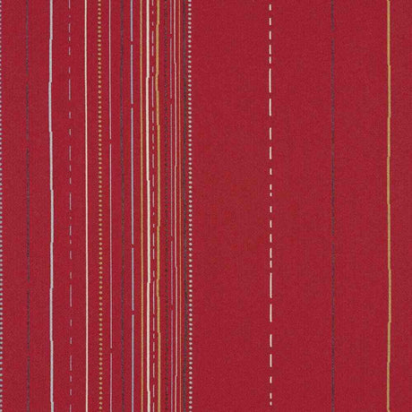 Sample of Sunbrella by Mayer Wilson Sangria 436 - 001 Vollis Simpson Collection Upholstery Fabric - Outdoor Fabric Central