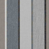 Sample of Sunbrella Canvas Quadri Grey SJA 3778 137 European Collection Upholstery Fabric