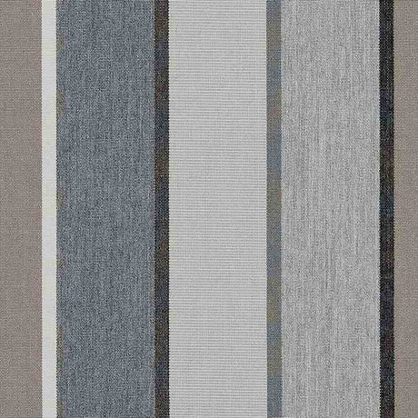 Sample of Sunbrella Canvas Quadri Grey SJA 3778 137 European Collection Upholstery Fabric