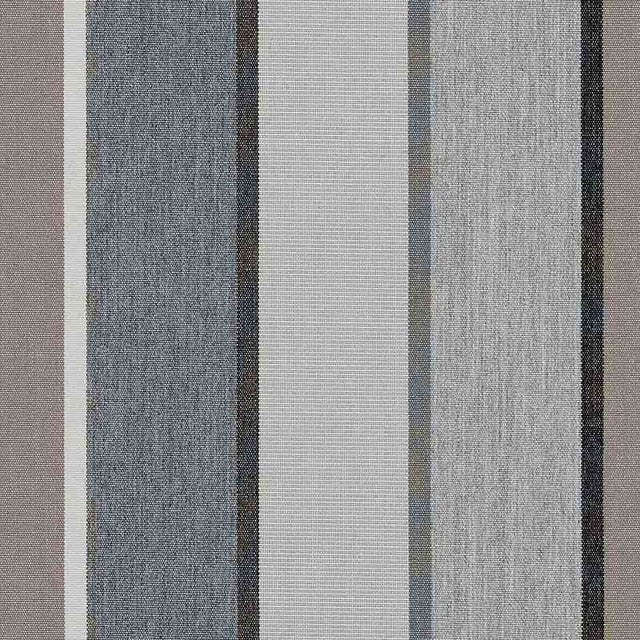 Sample of Sunbrella Canvas Quadri Grey SJA 3778 137 European Collection Upholstery Fabric