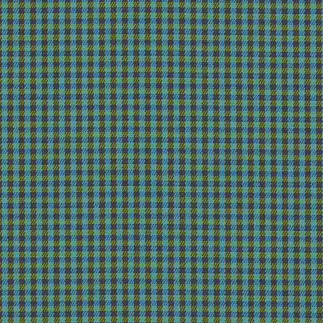 Sample of Sunbrella Checks Oliver Green CHE F059 140 European Collection Upholstery Fabric