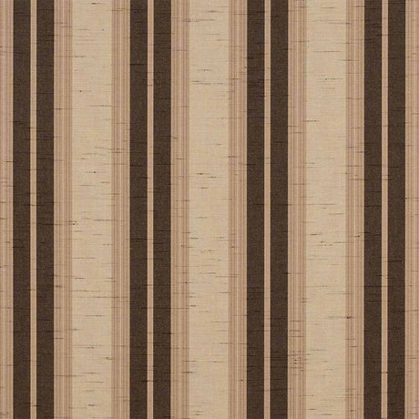 Sample of Sunbrella Chocolate Chip Fancy 4776-0000 46-Inch Stripes Awning / Shade Fabric