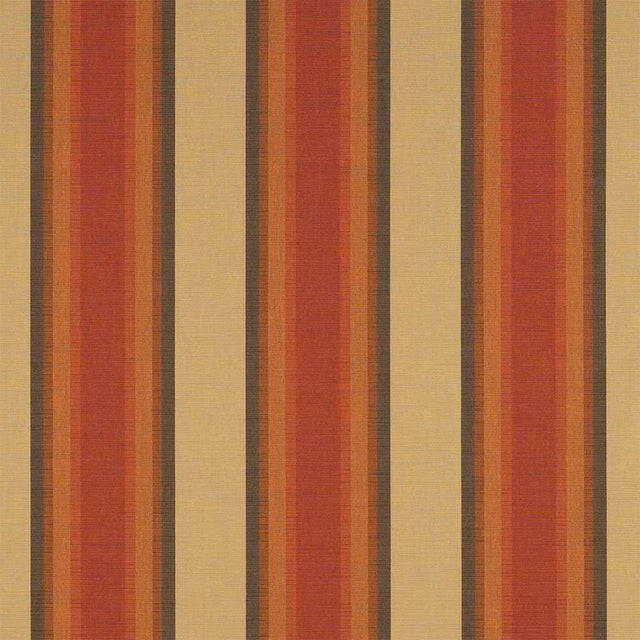 Sample of Sunbrella Colonnade Redwood 4857-0000 46-Inch Stripes Awning / Shade Fabric