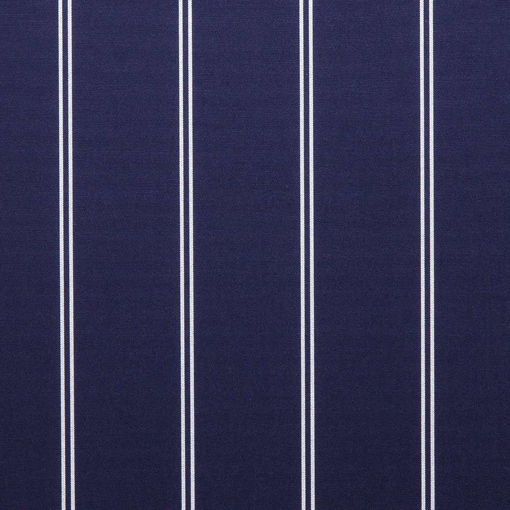 Sample of Sunbrella Cooper Navy 4987-0000 46-Inch Stripes Awning / Shade Fabric