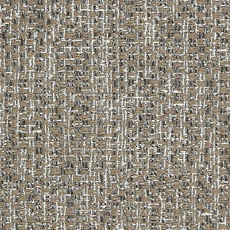 Sample of Sunbrella Crosshatch II Stone 145347-0004 Elements Collection Upholstery Fabric