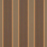 Sample of Sunbrella Eastridge Cocoa 4994-0000 46-Inch Stripes Awning / Shade Fabric