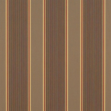 Sample of Sunbrella Eastridge Cocoa 4994-0000 46-Inch Stripes Awning / Shade Fabric