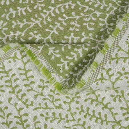 Sample of Sunbrella Eberly II Spring 146267-0003 Fusion Collection Reversible Upholstery Fabric