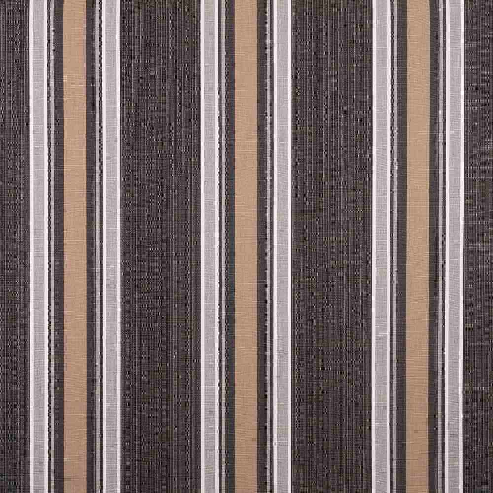 Sample of Sunbrella Emblem Classic 4824 - 0000 46 - Inch Stripes Mayfield Collection Awning / Shade Fabric - Outdoor Fabric Central