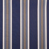 Sample of Sunbrella Emblem Navy 4898-0000 46-Inch Stripes Mayfield Collection Awning / Shade Fabric
