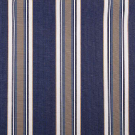 Sample of Sunbrella Emblem Navy 4898-0000 46-Inch Stripes Mayfield Collection Awning / Shade Fabric