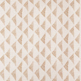 Sample of Sunbrella Etched Angles Cognac 146469-0002 Upholstery Fabric