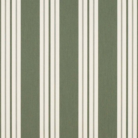 Sample of Sunbrella Fern Classic 4955 - 0000 46 - Inch Stripes Awning / Shade Fabric - Outdoor Fabric Central