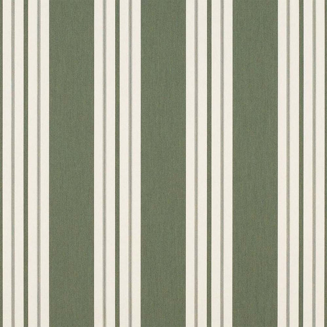 Sample of Sunbrella Fern Classic 4955 - 0000 46 - Inch Stripes Awning / Shade Fabric - Outdoor Fabric Central