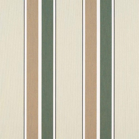 Sample of Sunbrella Fern / Heather Beige Blockstripe 4959 - 0000 46 - Inch Stripes Awning / Shade Fabric - Outdoor Fabric Central