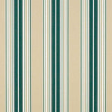 Sample of Sunbrella Forest / Beige / Natural / Sage Fancy 4932 - 0000 46 - Inch Stripes Awning / Shade Fabric - Outdoor Fabric Central