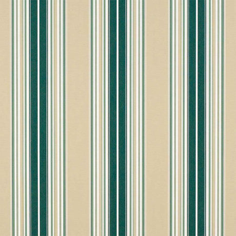 Sample of Sunbrella Forest / Beige / Natural / Sage Fancy 4932 - 0000 46 - Inch Stripes Awning / Shade Fabric - Outdoor Fabric Central