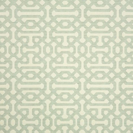 Sample of Sunbrella Fretwork Mist 45991 - 0000 Elements Collection Upholstery Fabric - Outdoor Fabric Central