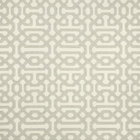 Sample of Sunbrella Fretwork Pewter 45991 - 0002 Elements Collection Upholstery Fabric - Outdoor Fabric Central