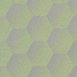 Sample of Sunbrella Hexagon Mint HEX J206 140 European Collection Upholstery Fabric - Outdoor Fabric Central