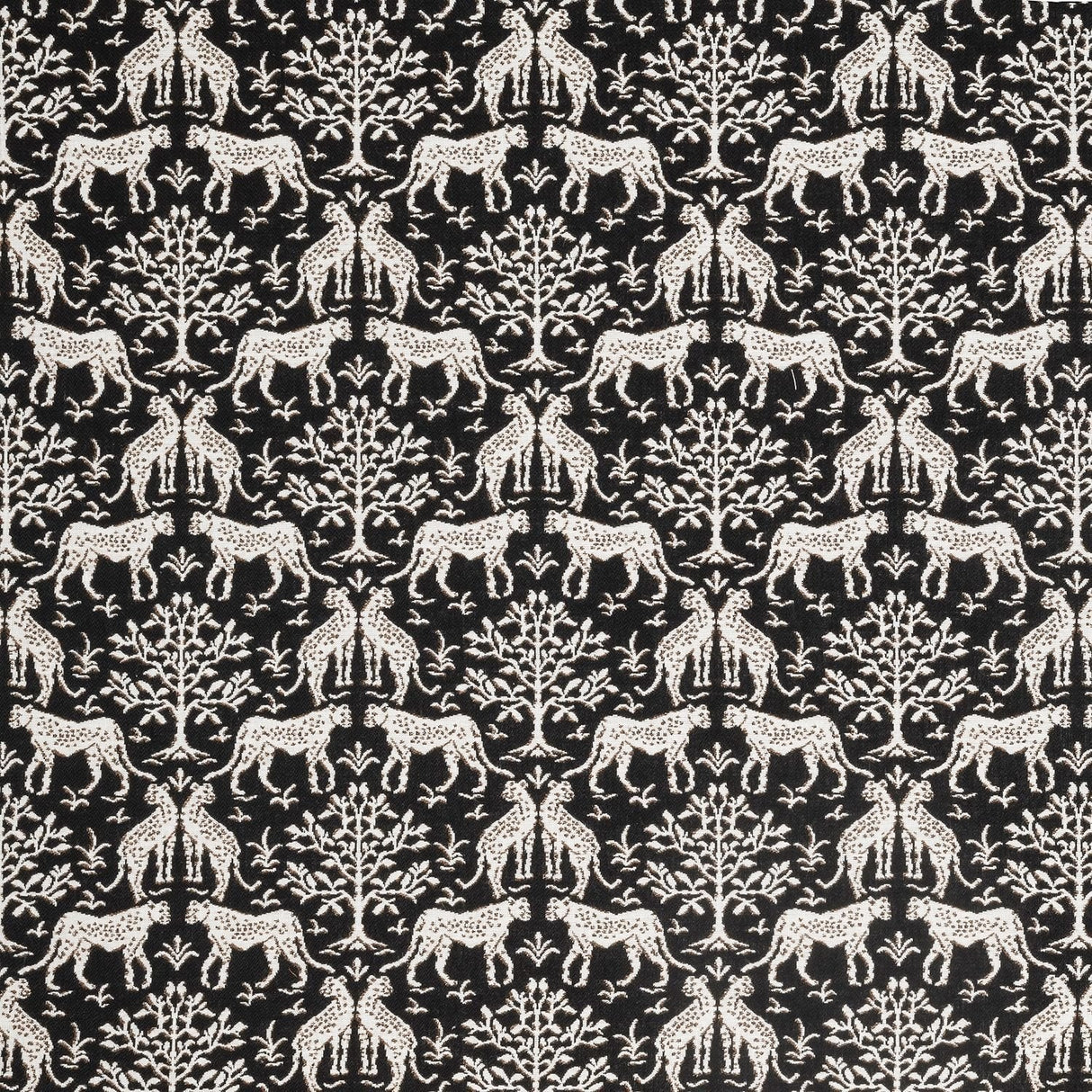 Sample of Sunbrella Jaipur Frame II Onyx 146409-0004 Upholstery Fabric
