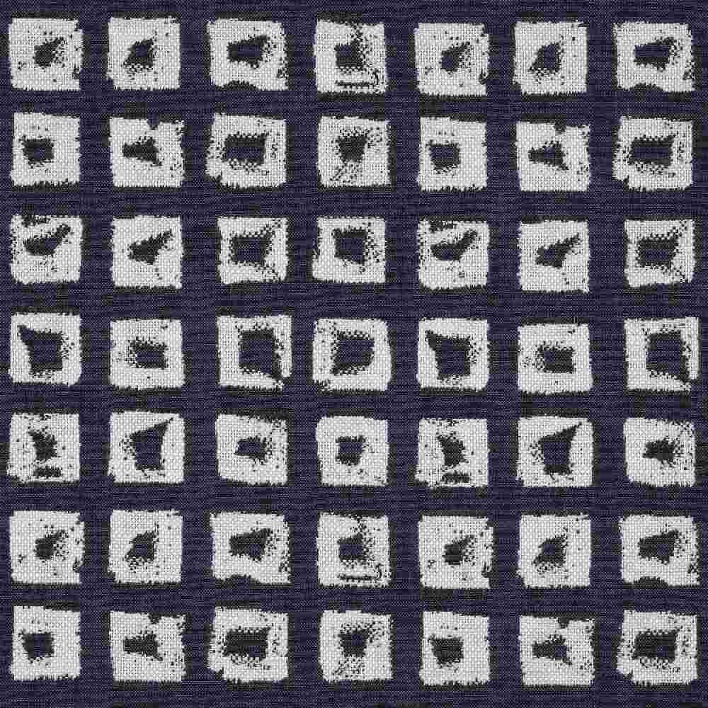 Sample of Sunbrella Kindle Indigo 145666 - 0004 Fusion Collection - Reversible Upholstery Fabric (Dark Side) - Outdoor Fabric Central