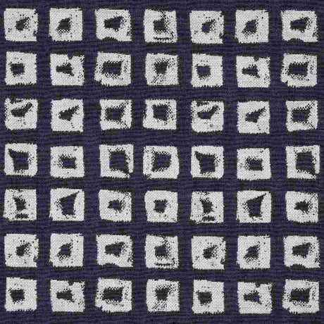 Sample of Sunbrella Kindle Indigo 145666 - 0004 Fusion Collection - Reversible Upholstery Fabric (Dark Side) - Outdoor Fabric Central