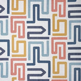 Sample of Sunbrella Labyrinth Fiesta 145994 - 0002 Fusion Collection Upholstery Fabric - Outdoor Fabric Central