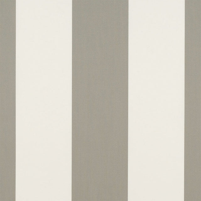 Sample of Sunbrella Manhattan Fog 4876 - 0000 46 - Inch Stripes Awning / Shade Fabric - Outdoor Fabric Central