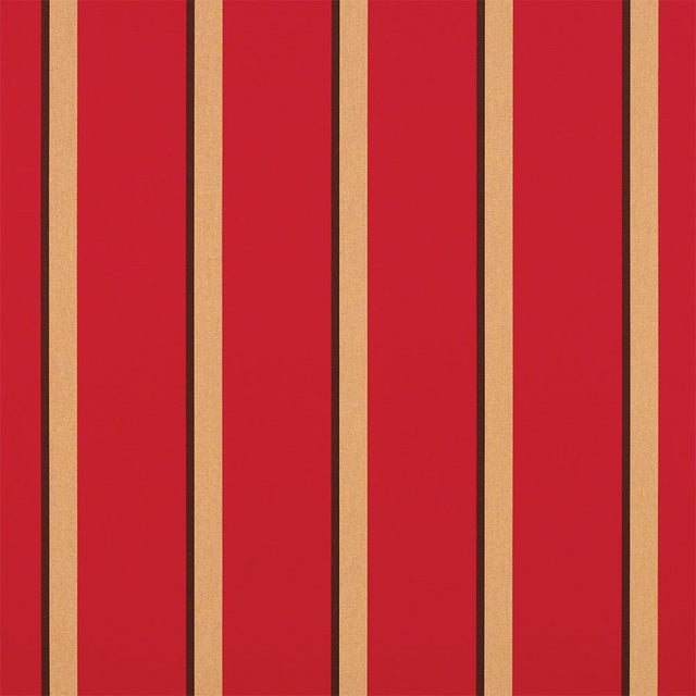 Sample of Sunbrella Manteo Cardinal 4991 - 0000 46 - Inch Stripes Mayfield Collection Awning / Shade Fabric - Outdoor Fabric Central
