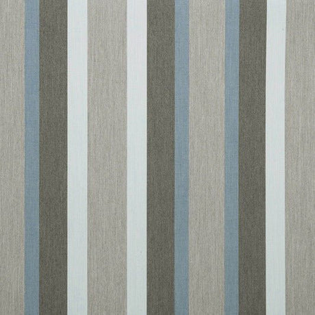 Sample of Sunbrella Marco Blue Grey 4704 - 0000 46 - Inch Stripes Awning / Shade Fabric - Outdoor Fabric Central