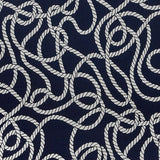 Sample of Sunbrella Maritime Nautical 145239 - 0000 Fusion Collection Upholstery Fabric - Outdoor Fabric Central