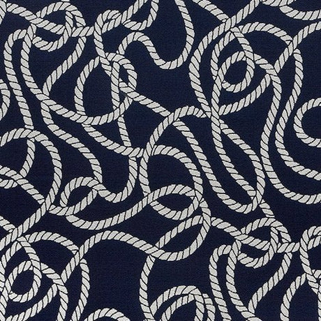 Sample of Sunbrella Maritime Nautical 145239 - 0000 Fusion Collection Upholstery Fabric - Outdoor Fabric Central