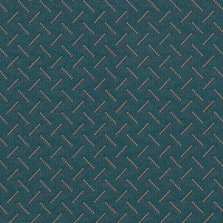 Sample of Sunbrella Maze Tide Pool MAZ J297 140 Marine Decorative Collection Upholstery Fabric - Outdoor Fabric Central
