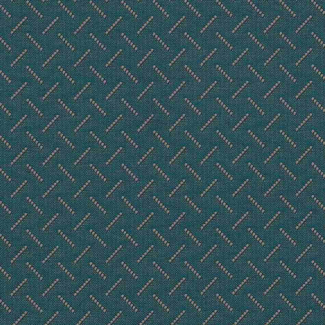 Sample of Sunbrella Maze Tide Pool MAZ J297 140 Marine Decorative Collection Upholstery Fabric - Outdoor Fabric Central