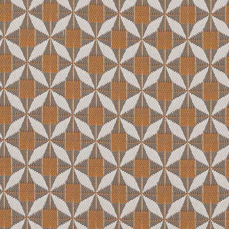 Sample of Sunbrella Mosaic Mandarine MOS J195 136 European Collection Upholstery Fabric - Outdoor Fabric Central