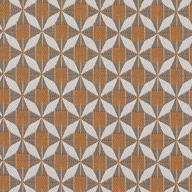 Sample of Sunbrella Mosaic Mandarine MOS J195 136 European Collection Upholstery Fabric - Outdoor Fabric Central