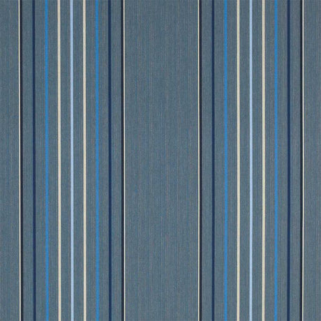 Sample of Sunbrella Motive Denim 4895 - 0000 46 - Inch Stripes Awning / Shade Fabric - Outdoor Fabric Central